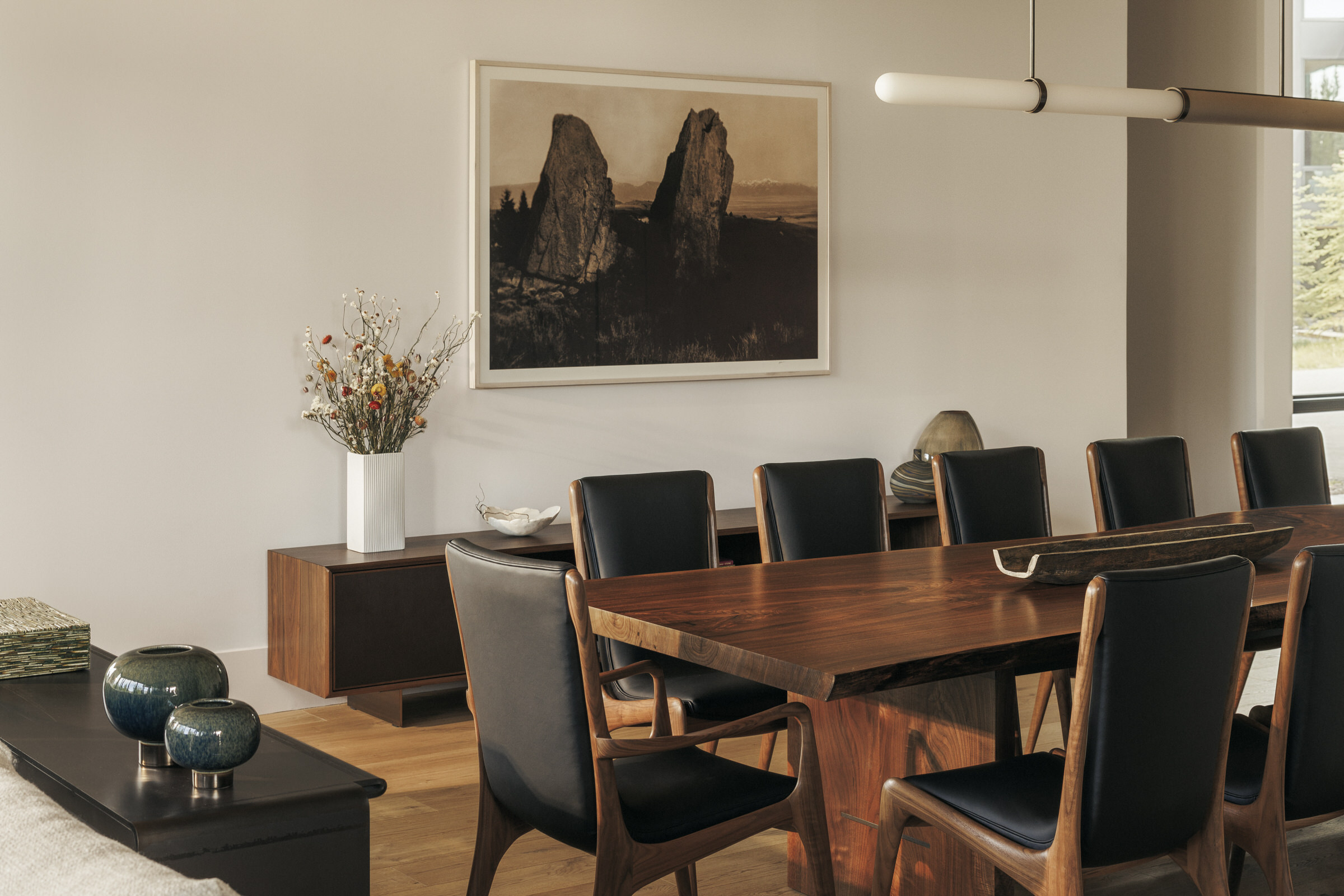 Moonlight Basin Residence — dining area